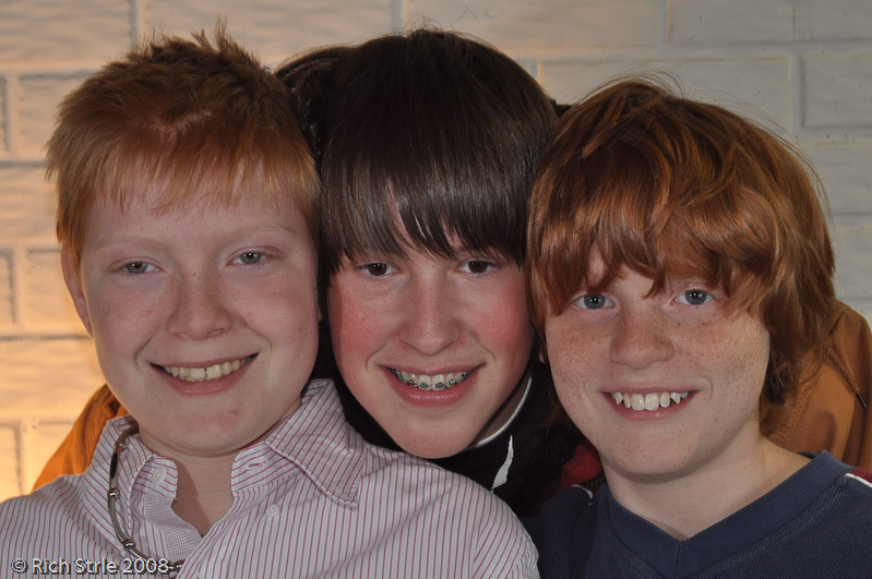 Liam (aka Will), Zac. and Vinnie