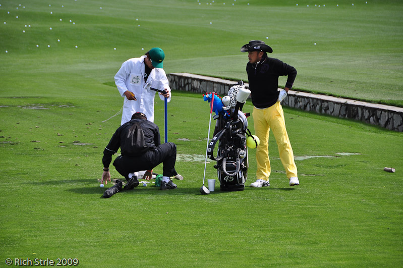 Shingo Katayama has all the practice tools.